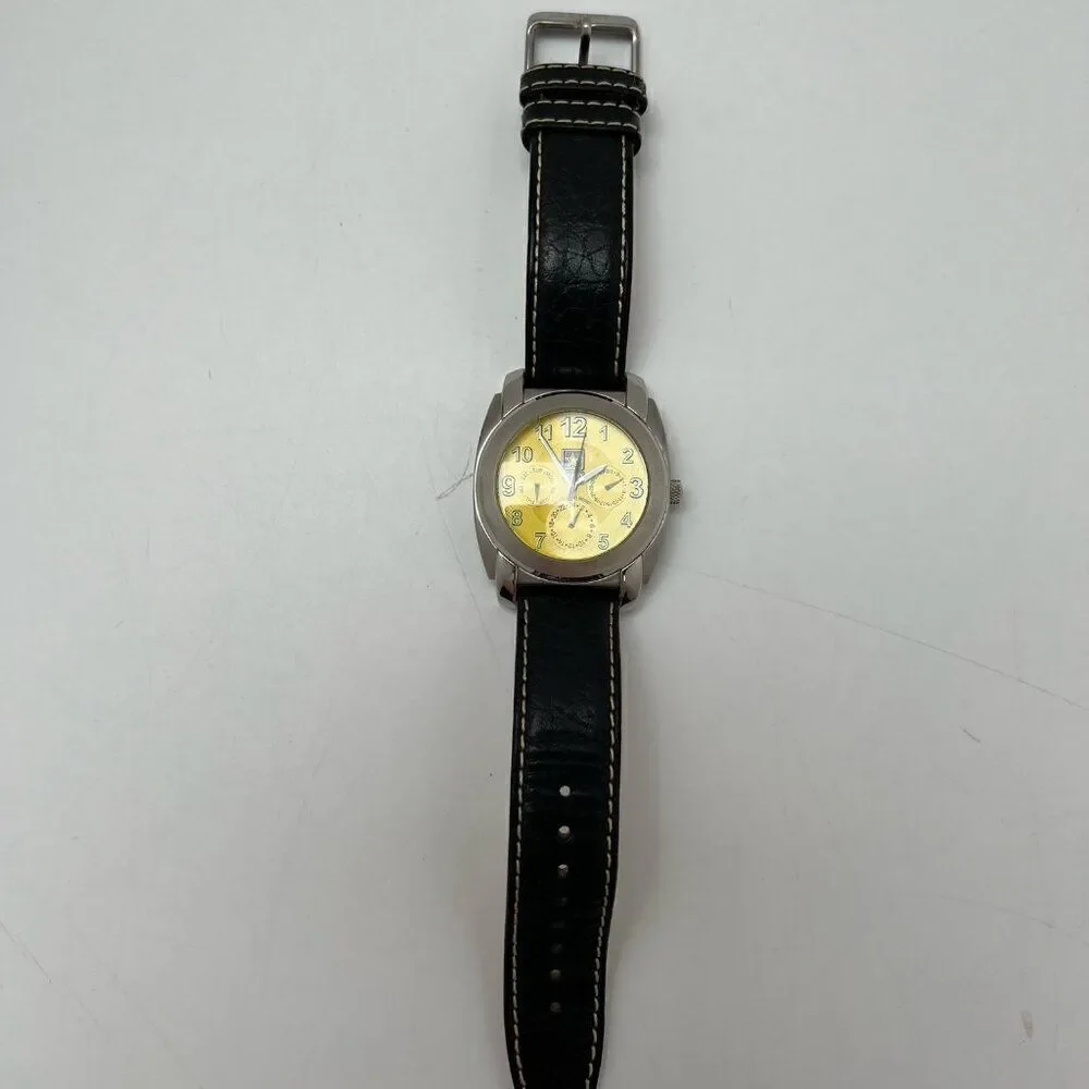 U.S. Army Watch Leather Stainless Steel Water Resistant US/1024 6P29 Hard Case